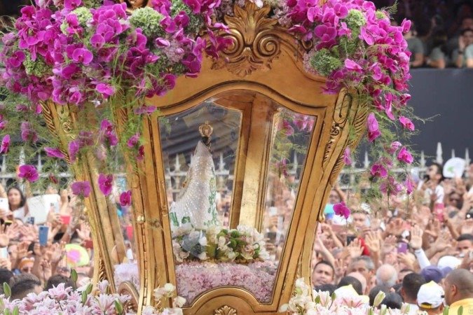 No ano passado, o Círio de Nazaré recebeu mais de 2 milhões de fiéis. Para este ano, é esperado um número ainda maior -  (crédito: Alex Ribeiro/Ag.Pará)