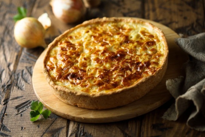 Quiche de alho-poró (Imagem: MariaKovaleva | Shutterstock) -  (crédito: EdiCase)