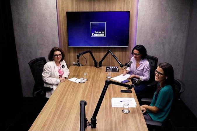  Rozana Reigota Naves, durante entrevista ao Podcast do Correio Braziliense.  -  (crédito:  Reprodução/Correio Braziliense)