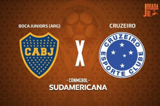 Boca Juniors x Cruzeiro -  (crédito: Foto: Arte Jogada10)