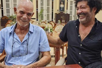 Em Cuba, Gerson Fogaça e Pedro Juan Gutierrez conversam sobre audiovisual   - GERSON FOGACA