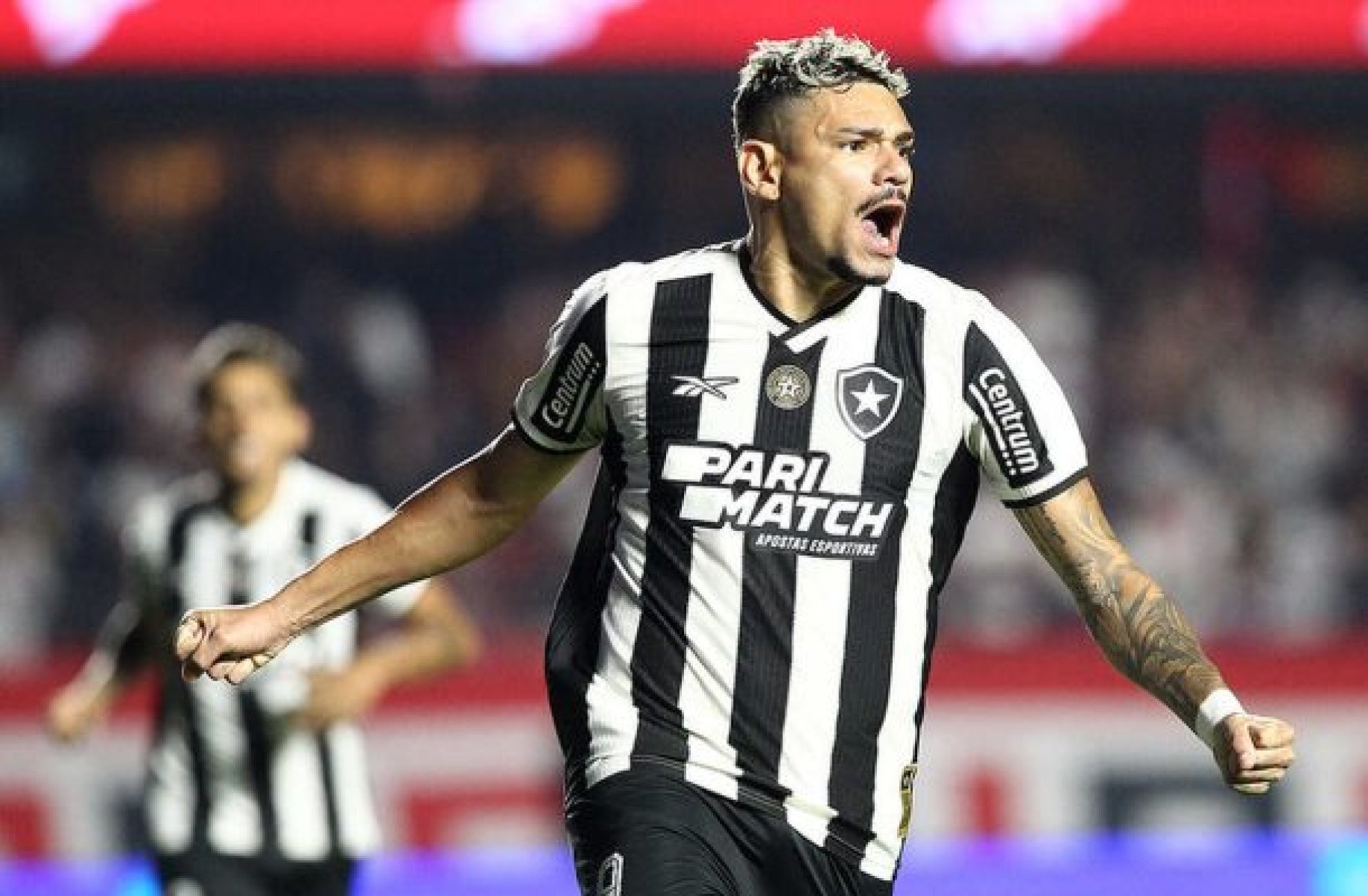 Tiquinho Soares pode iniciar como titular no Botafogo  -  (crédito: Foto: Vitor Silva/Botafogo)