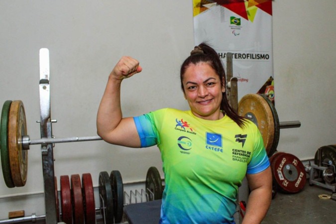 Ana Paula Marques é uma das esperanças do Brasil pela terceira medalha no halterofilismo -  (crédito:  Kayo Magalhães/CB/D.A Press)