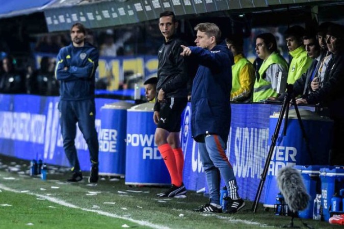 Seabra não pode conceder coletivas em competições Conmebol -  (crédito: Foto: Gustavo Aleixo/Cruzeiro)