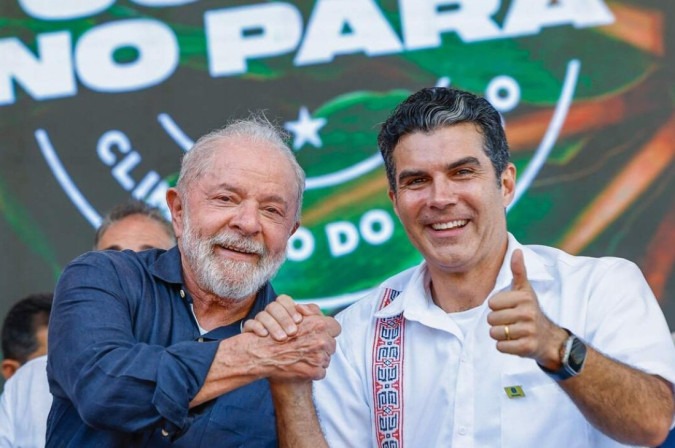 Nos bastidores, Barbalho é cobrado por ministros de Lula por mais visibilidade na preparação do evento -  (crédito: Ricardo Stuckert/PR)