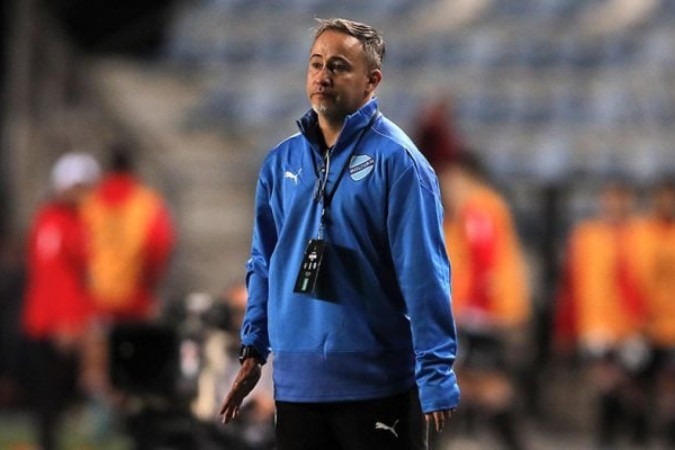 Flavio Robatto, técnico do Bolívar -  (crédito: JAVIER TORRES/AFP via Getty Images)