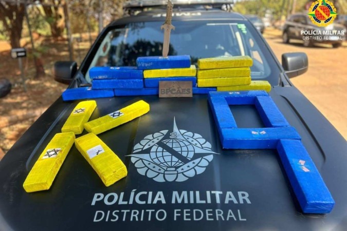 Polícia prende duas pessoas por tráfico na Rodoviária Interestadual   -  (crédito: PMDF)