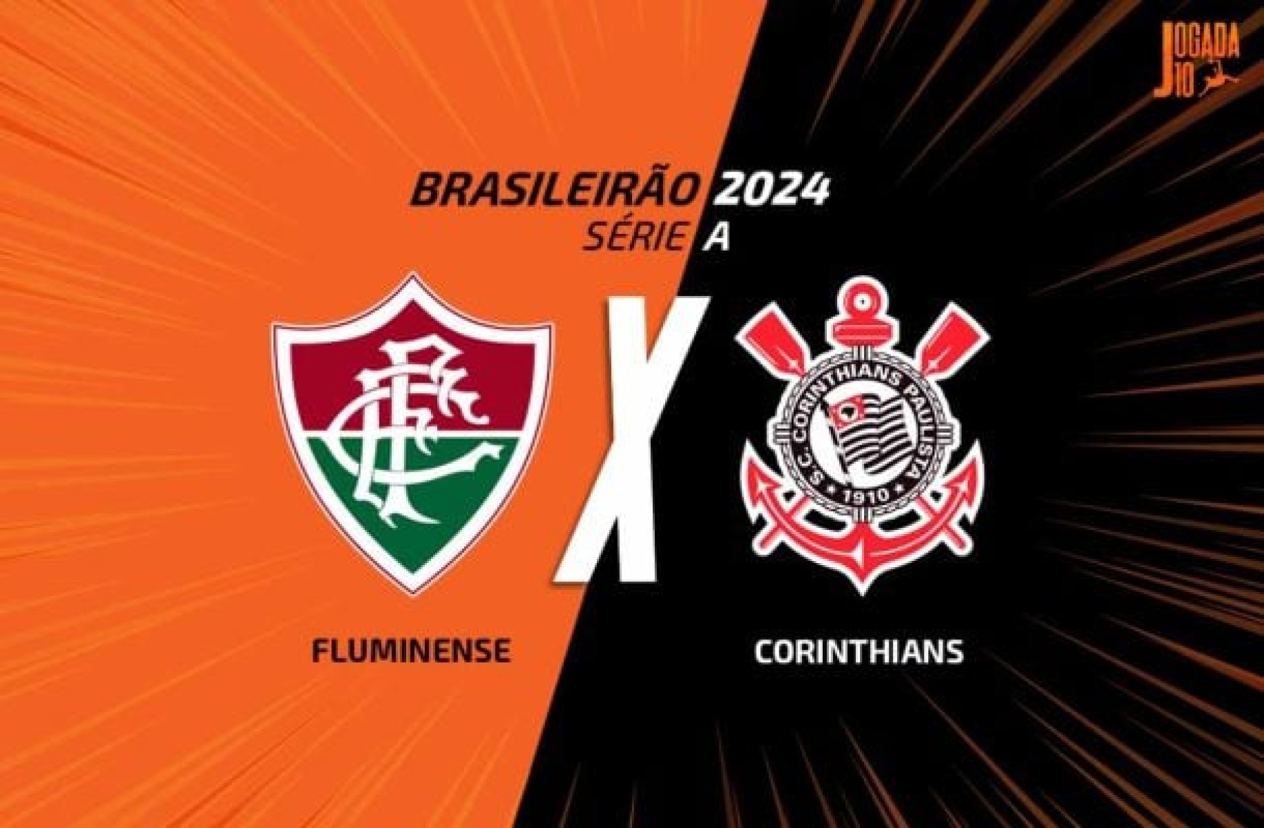 Fluminense e Corinthians estão na zona de rebaixamento do Campeonato Brasileiro -  (crédito:  - Foto: Arte/Jogada10)