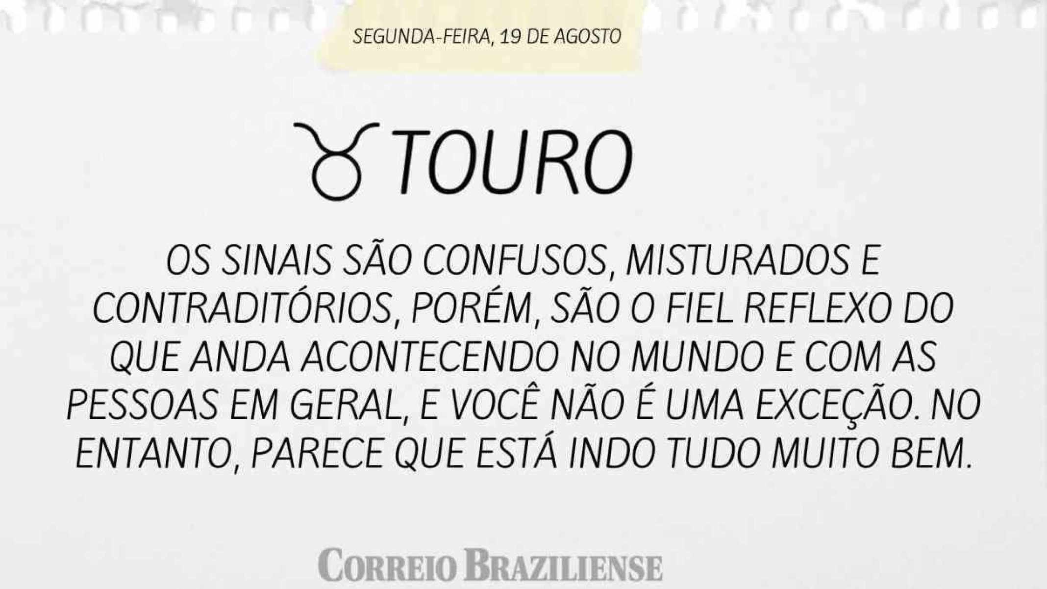 TOURO | 19 DE AGOSTO DE 2024