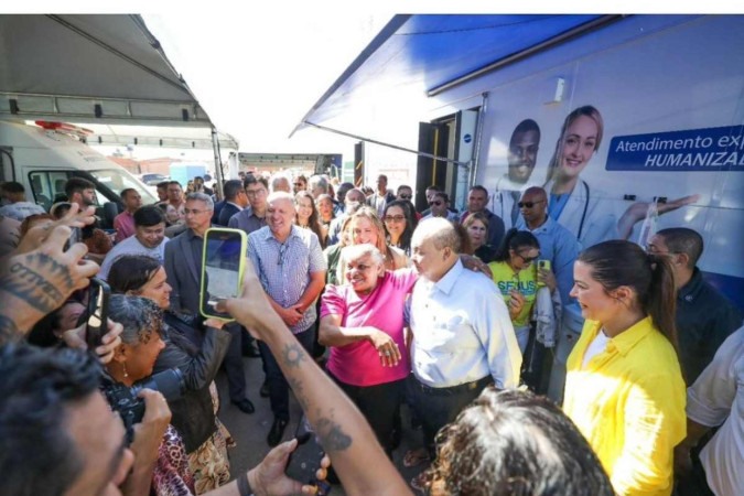 - Governador Ibaneis Rocha participa do lançamento do programa Saúde Mais Perto do Cidadão  -  (crédito: Agência Brasília)