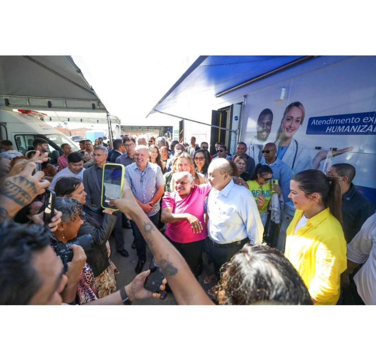 Caravana de Saúde leva cuidados médicos para população do Sol Nascente