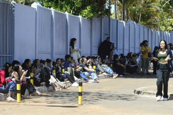 Entre as pessoas que se inscreveram nas cotas das pessoas com deficiência (PCD), a abstenção foi menor: 39,28% - (crédito: Marcelo Ferreira/CB/D.A Press) Entre as pessoas que se inscreveram nas cotas das pessoas com deficiência (PCD), a abstenção foi menor: 39,28% - (crédito: Marcelo Ferreira/CB/D.A Press)