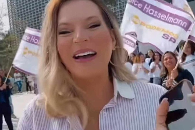 Joice Hasselmann tenta se eleger vereadora em São Paulo -  (crédito: Reprodução)