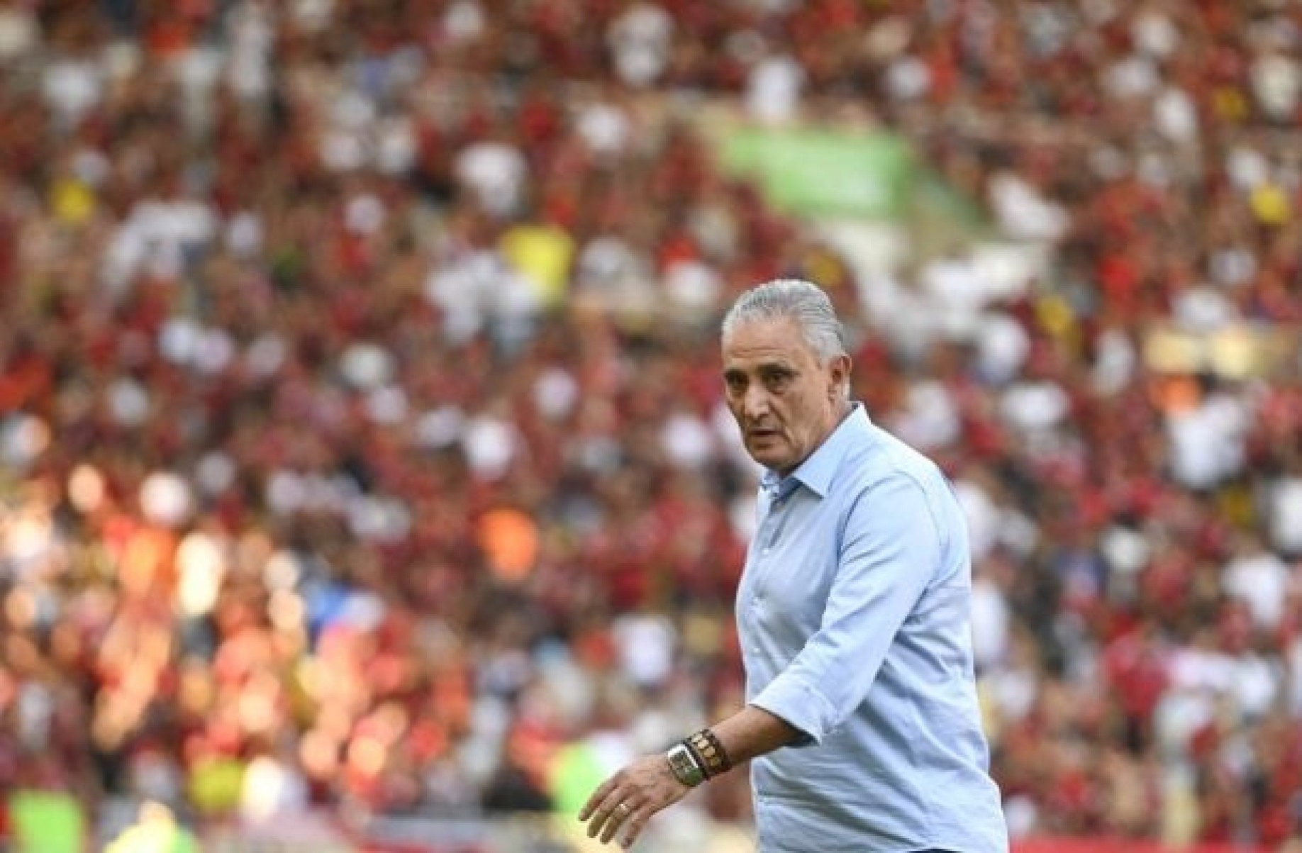 Tite lamenta derrota para o Botafogo -  (crédito: Foto: Marcelo Cortes / CRF)