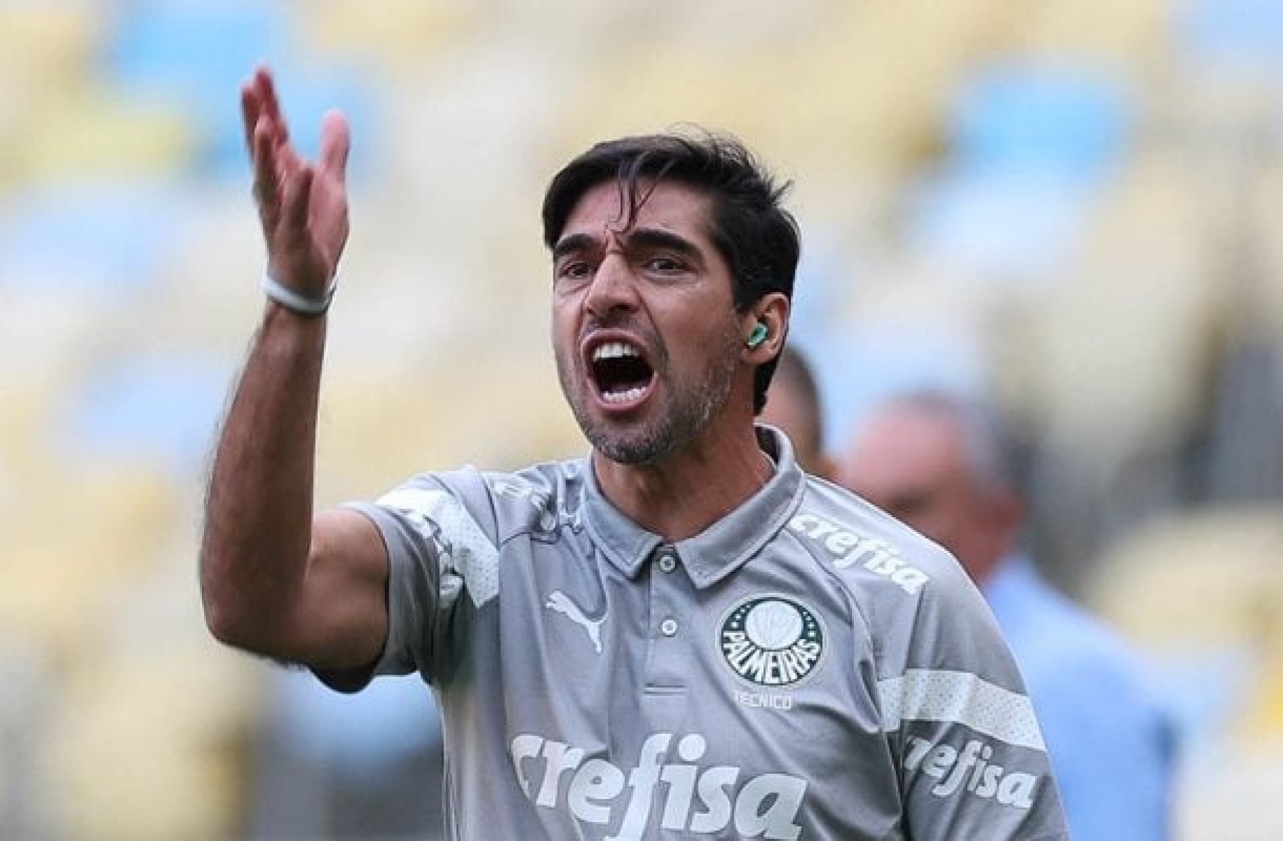 Palmeiras cancelou a coletiva do técnico Abel Ferreira -  (crédito: Foto: Cesar Greco/Palmeiras/by Canon)