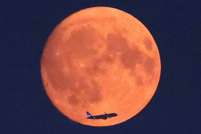 Superlua vista em Istambul, na Turquia -  (crédito: Getty Images)