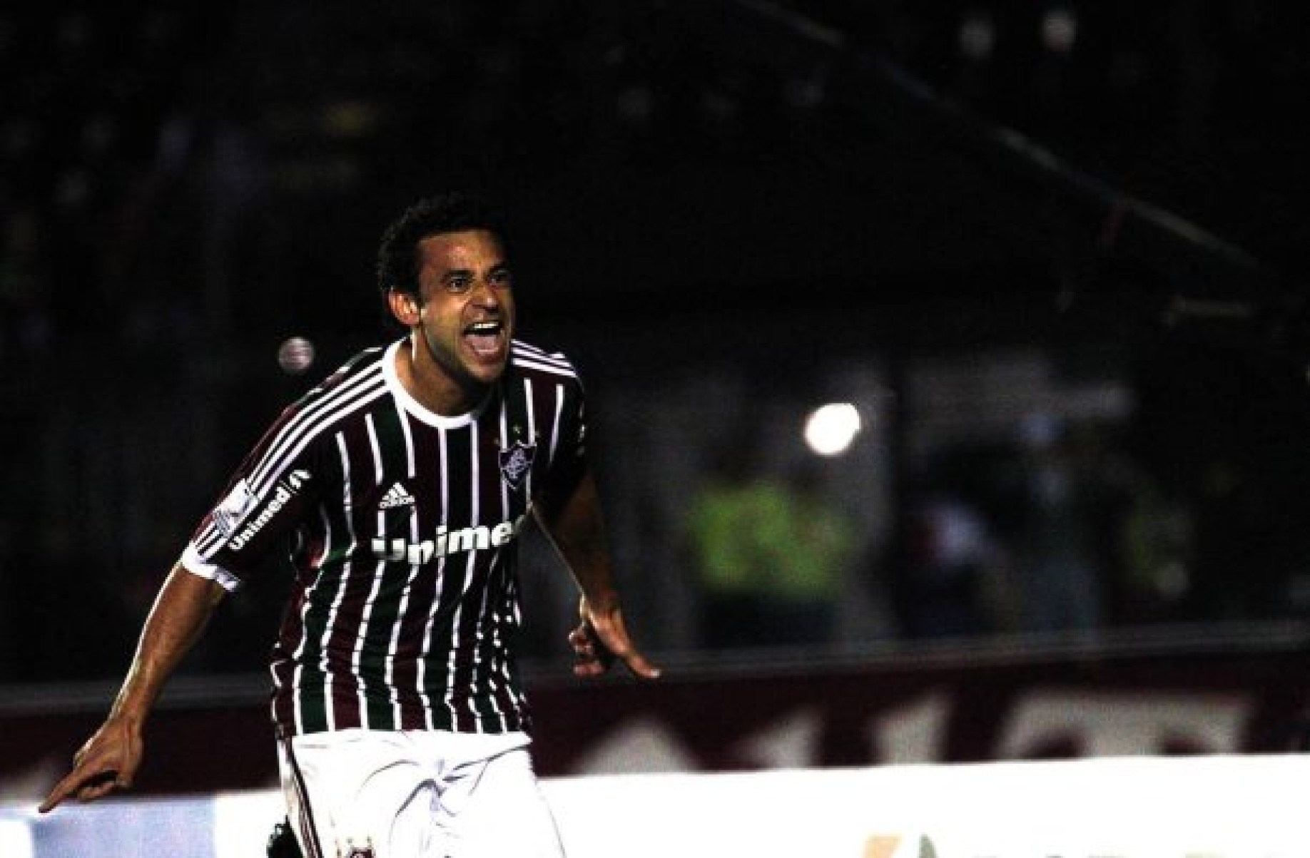 Fred fez um dos gols do Fluminense em remontada nas oitavas da Libertadores -  (crédito: Foto: NELSON PEREZ/FLUMINENSE F.C.)