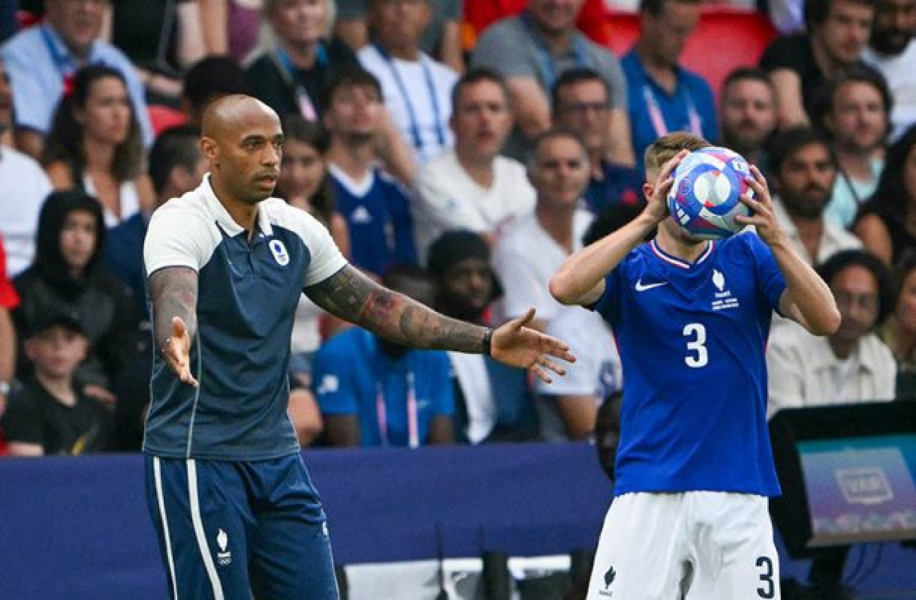 Henry comandou a França nos Jogos Olímpicos -  (crédito: Luis Robayo/AFP via Getty Images)