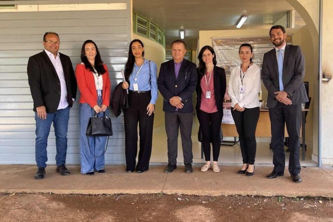 Equipe de auditores realizam inspeção na UBS 14 de Ceilândia -  (crédito: Davi Cruz/CB/DA Press)