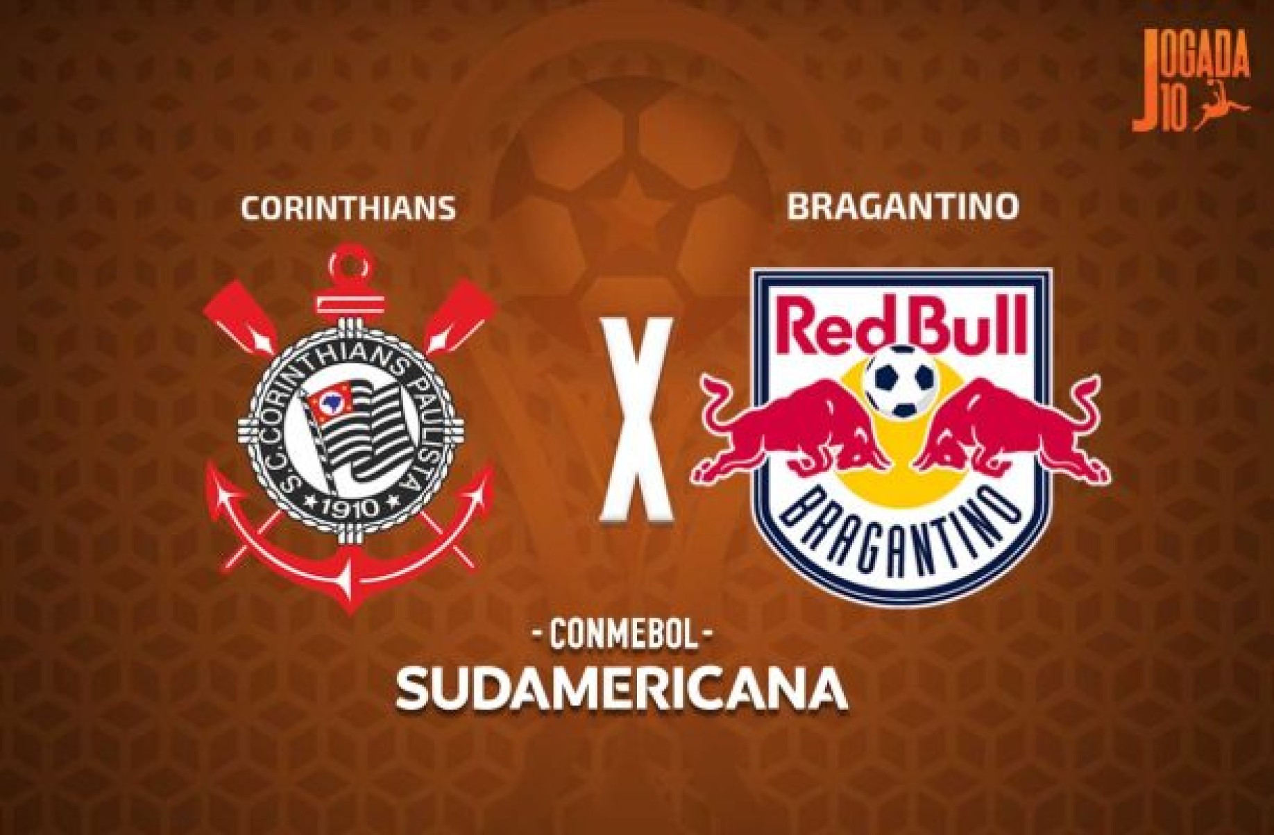 Corinthians X Bragantino -  (crédito: Foto: Arte Jogada10)