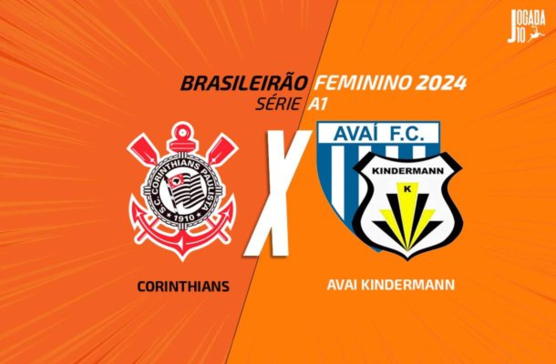 Corinthians x Avaí/Kindermann (Brasileirão feminino): onde assistir e escalações