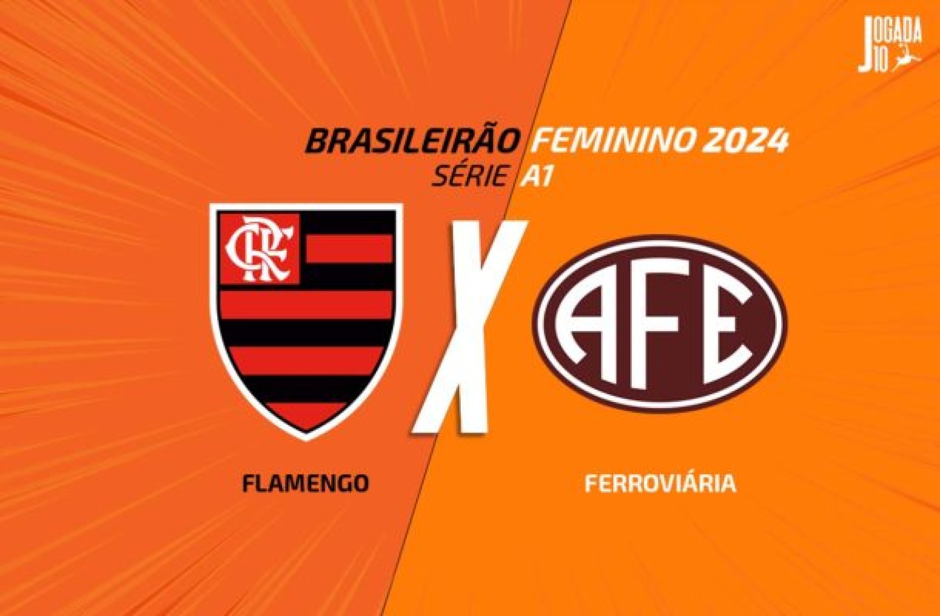 Flamengo e Ferroviária se enfrentam pelo último jogo da primeira fase -  (crédito: Arte: Jogada10)