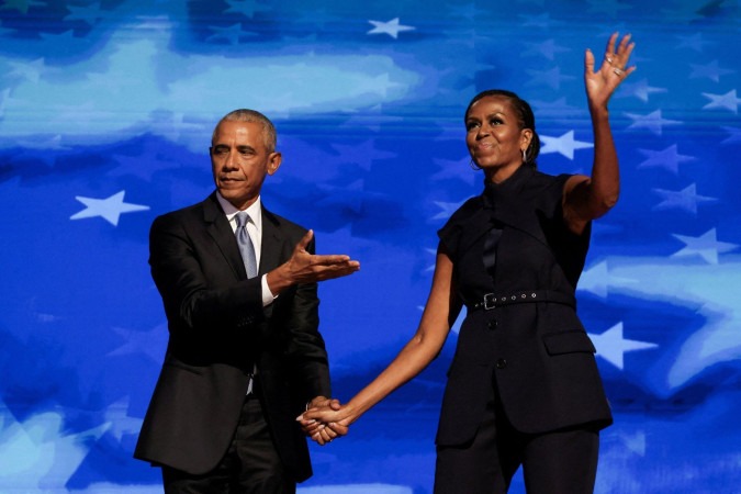 Os alertas em discurso de Michelle e Barack Obama durante Convenção Democrata -  (crédito: Reuters)