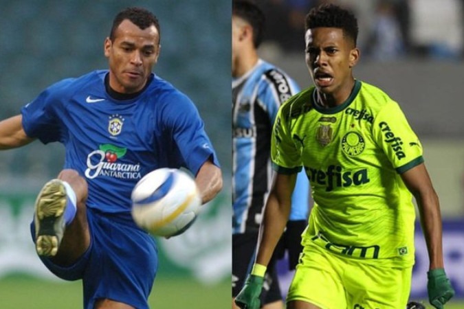 Cafu analisa futebol de Estêvão  -  (crédito: Fotos: Acervo /CBF e Cesar Greco/Palmeiras)