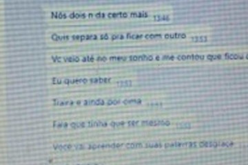 Homem sonha que ex-namorada o traiu e faz ameaças de morte reais contra ela - Reprodu&ccedil;&atilde;o/Arquivo pessoal