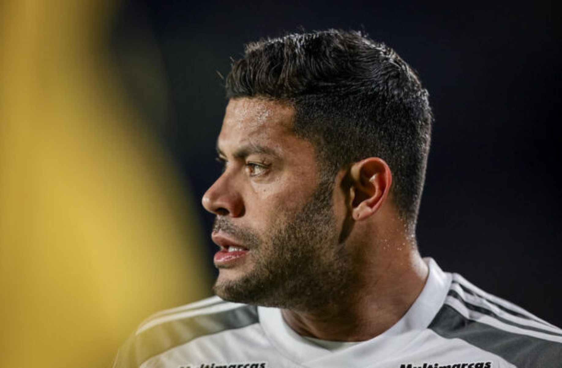 Atlético vive a expectativa pelo atacante Hulk  -  (crédito: Foto: Pedro Souza/Atlético)