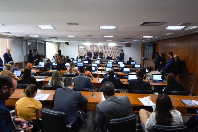 A votação na CCJ do Senado se deu de forma simbólica, e um requerimento de urgência foi enviado ao plenário da Casa -  (crédito: Edilson Rodrigues/Agência Senado)