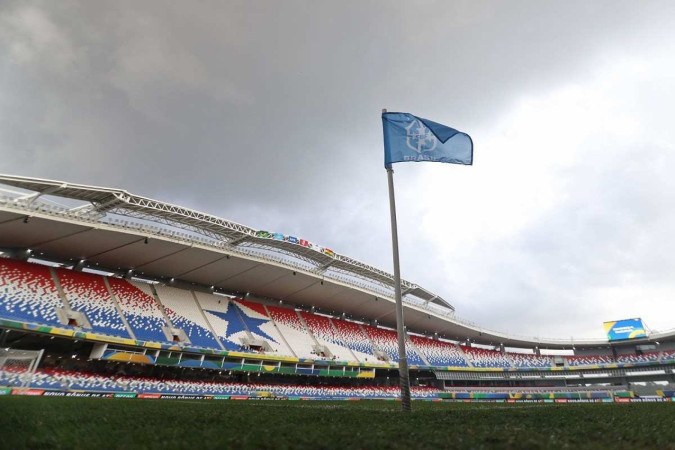 O Estádio Mangueirão tem capacidade para 55 mil pessoas. -  (crédito: Vitor Silva/ CBF)