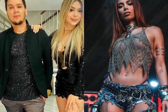 Belinho, Melody e Anitta -  (crédito: Redes Sociais )