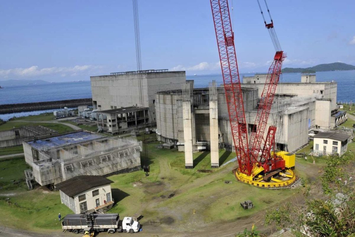  30/07/2024. Crédito: Minervino Júnior/CB/D.A Press. Brasil.  Brasilia - DF. Usina de energia Nuclear Angra 2 - Eletronuclear. Obras e local  Usina de Angra 3.