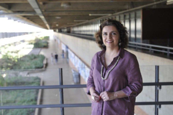  23/08/2024. Crédito: Minervino Júnior/CB/D.A Press. Brasil.  Brasilia - DF. Segundo turno da consulta para Reitotia da UNB. Entrevista com a candidata Rozana Reigota Naves. Fotos no ICC SUL.