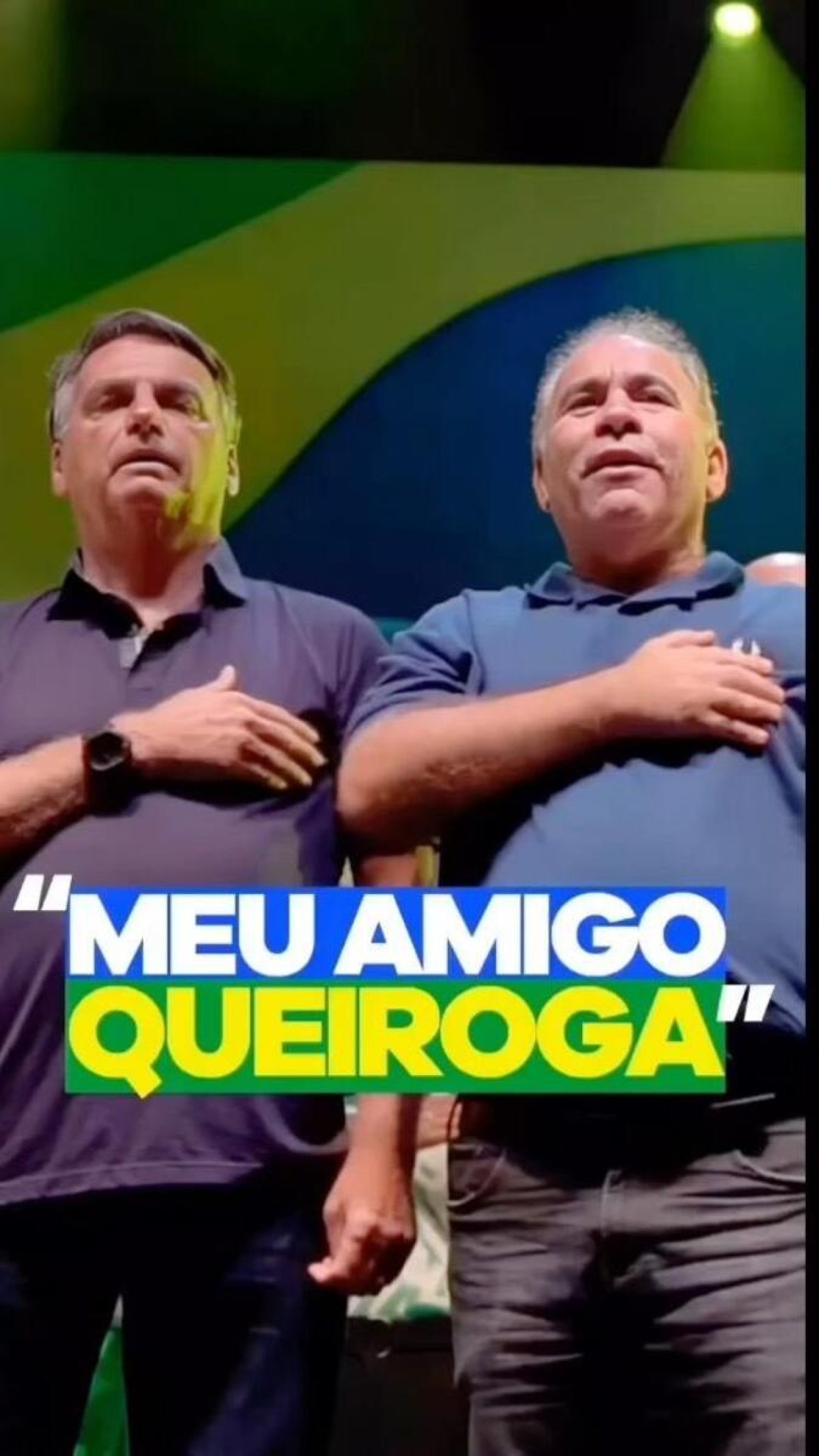 Candidato a prefeito de João Pessoa Marcelo Queiroga e ex-presidente Jair Bolsonaro