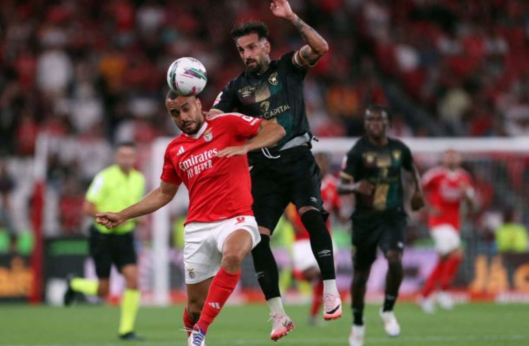 Benfica venceu o jogo por 1 a 0  -  (crédito: Foto: Carlos Costa/AFP via Getty Images)