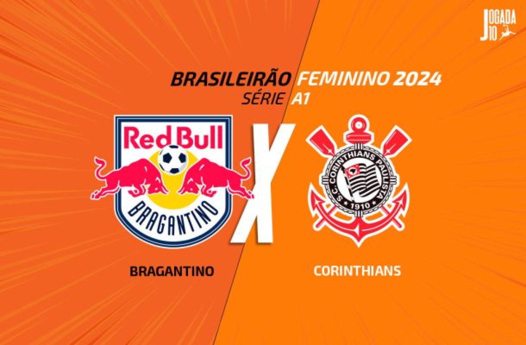 Red Bull Bragantino e Corinthians se enfrentam neste sábado, pelo jogo de ida das quartas de final -  (crédito: Foto: Arte/Jogada10)