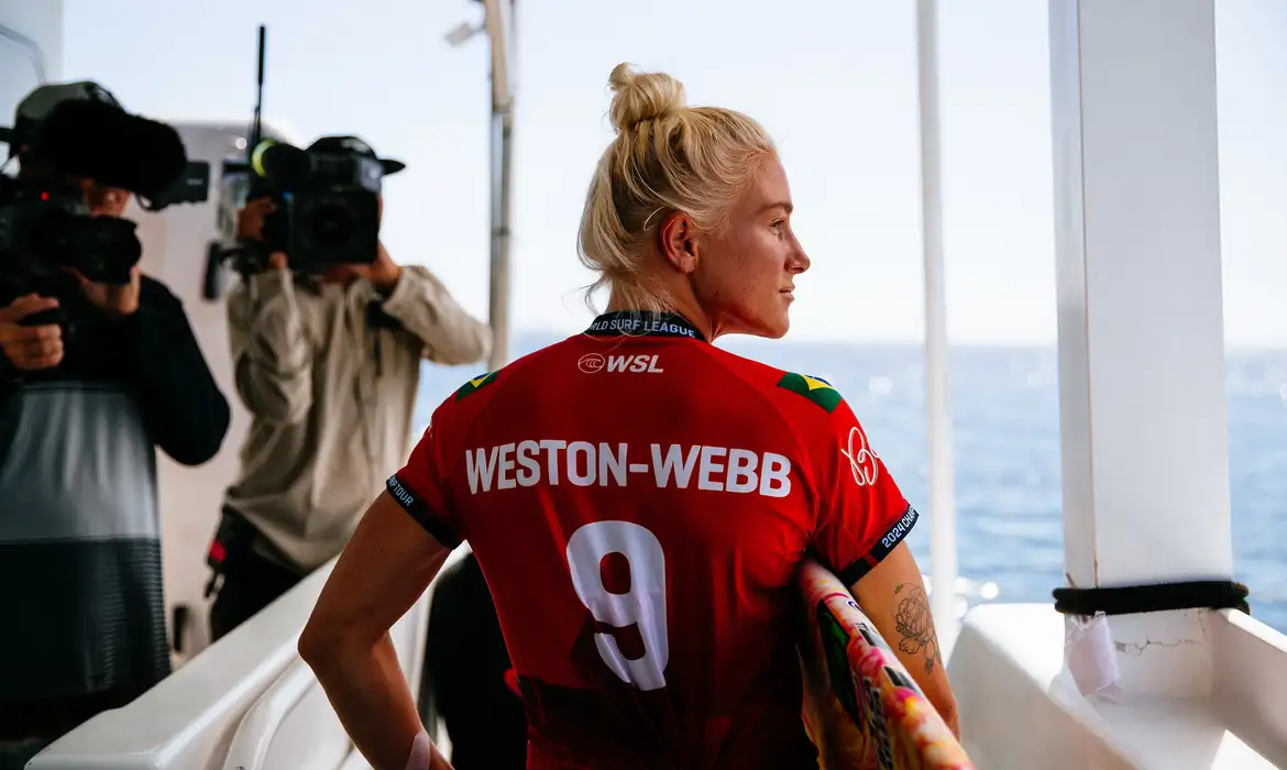 Tati Weston-Webb e Ítalo Ferreira se garantem no WSL Finals -  (crédito: EBC)