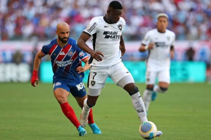 Bahia e Botafogo fizeram grande jogo na Arena Fonte Nova -  (crédito: Foto: Vítor Silva/Botafogo)