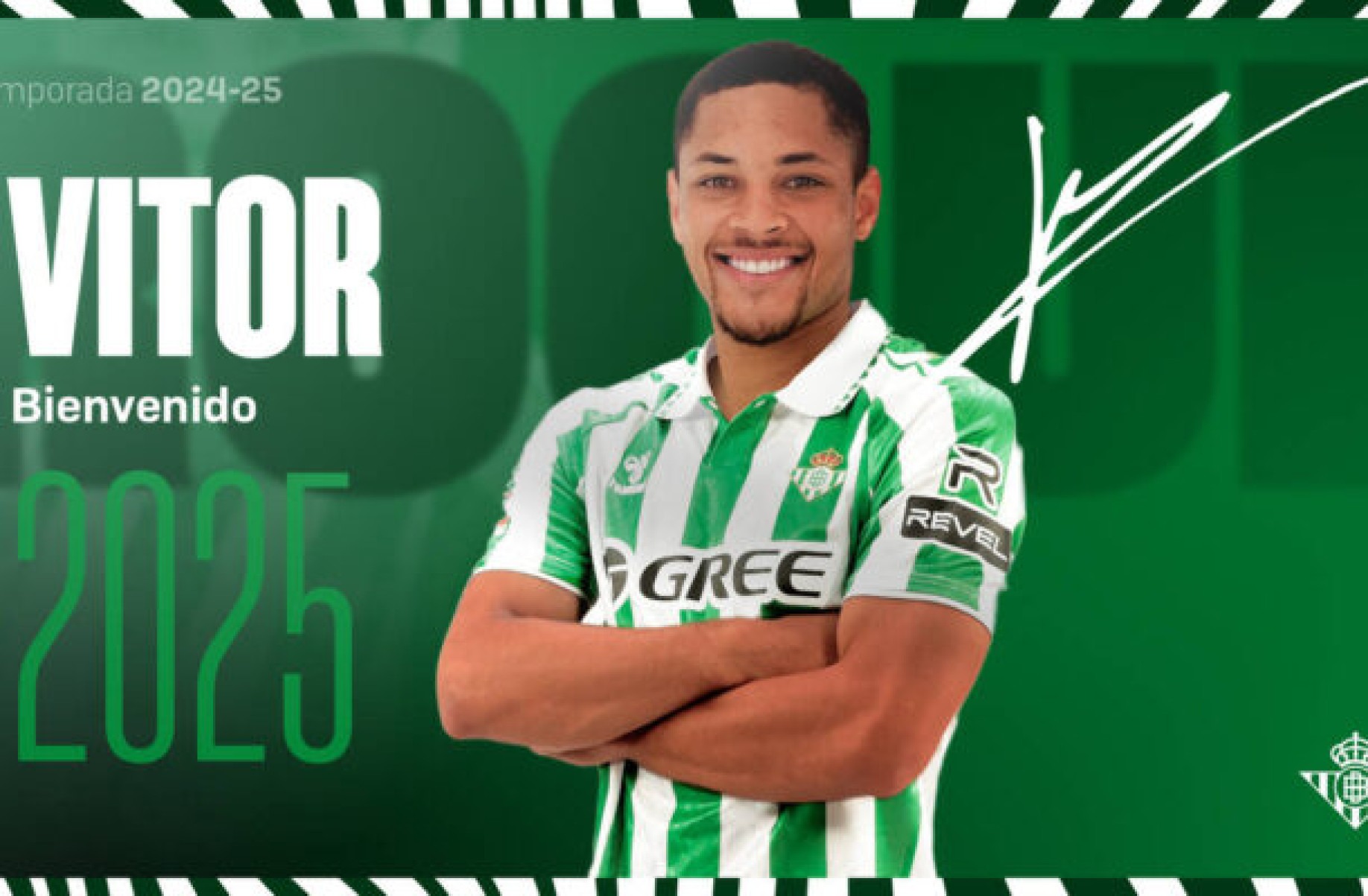 Betis anuncia contratação de Vitor Roque, por empréstimo