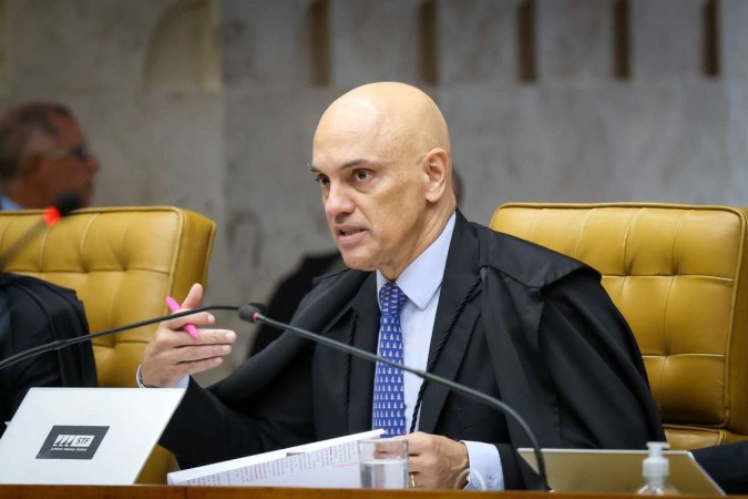 150 parlamentares entregaram à presidência do Senado um pedido de impeachment do ministro Alexandre de Moraes -  (crédito: Gustavo Moreno/STF)