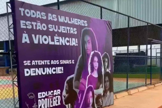 Projeto foi lançado para conscientizar jovens acerca da violência de gênero  -  (crédito: Divulgação/Secretaria da Mulher do Distrito Federal (SMDF))