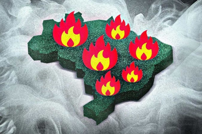 As queimadas e incêndios florestais tornaram-se sérios desafios ambientais, com impactos devastadores sobre a biodiversidade, a economia e a saúde pública -  (crédito: Maurenilson Freire)