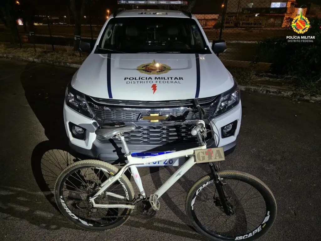 Policiais recuperam bicicleta furtada no Recanto das Emas