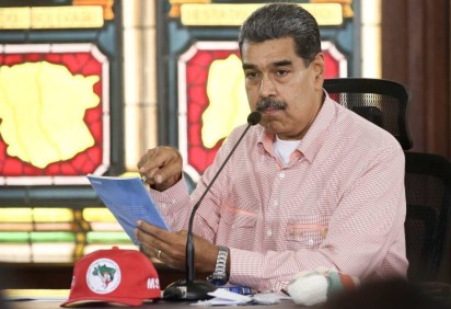 Venezuela e Argentina não mantêm relações, e Maduro e Milei costumam trocar críticas e insultos -  (crédito: Presidência da Venezuela/AFP)