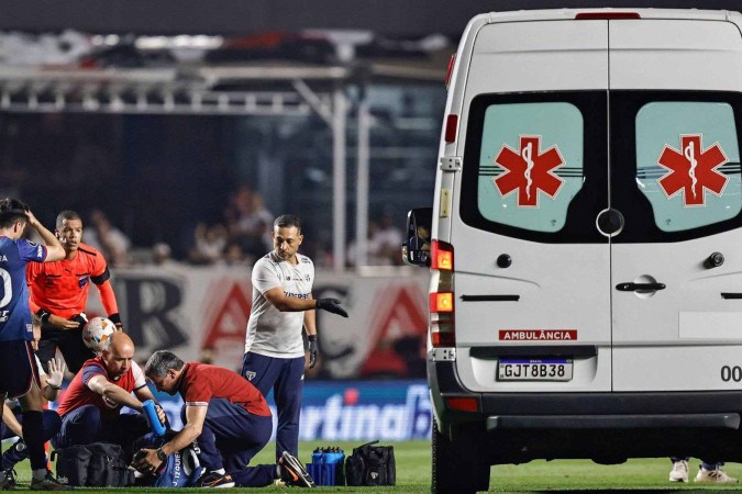 O técnico Tite, do Flamengo, precisou ser internado após passar mal na Bolívia -  (crédito: Reuters)