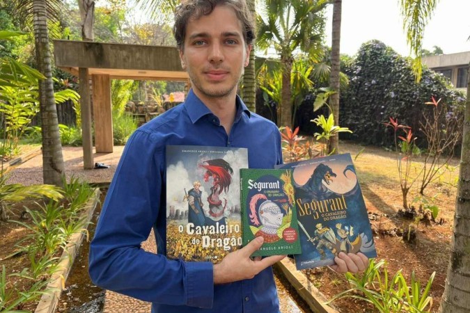 Emanuele Aroli lança três obras literárias de pesquisa medieval  -  (crédito: Divulgação)