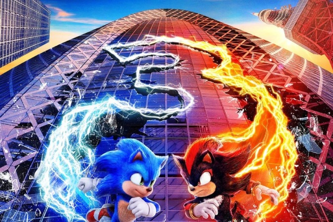 Sonic 3: O Filme chega  nos cinemas brasileiros dia 25 de dezembro  -  (crédito: Divulgação )