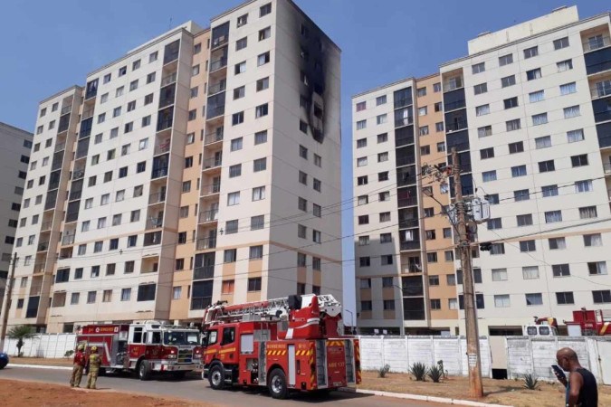 O CBMGO foi acionado por volta das 10h36  -  (crédito: Marcelo Ferreira/CB/D.A Press)